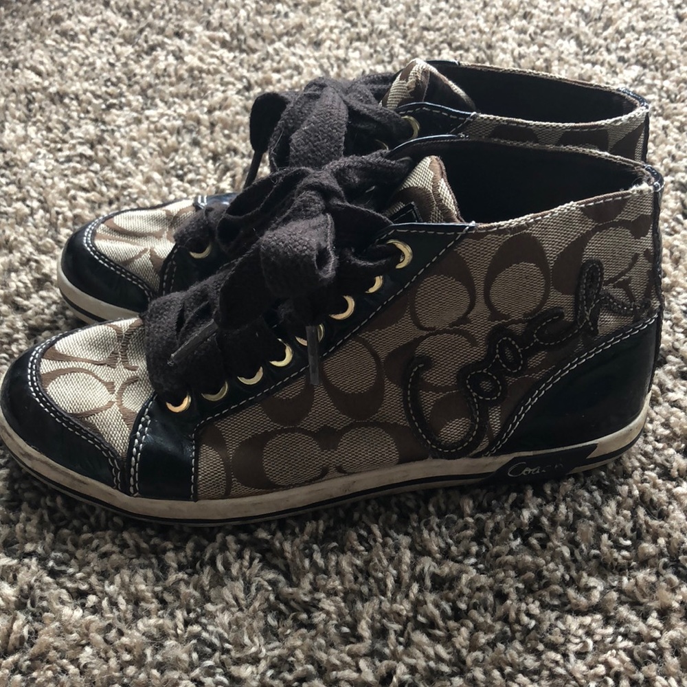 Coach high tops size 6 - Picture 2 of 2